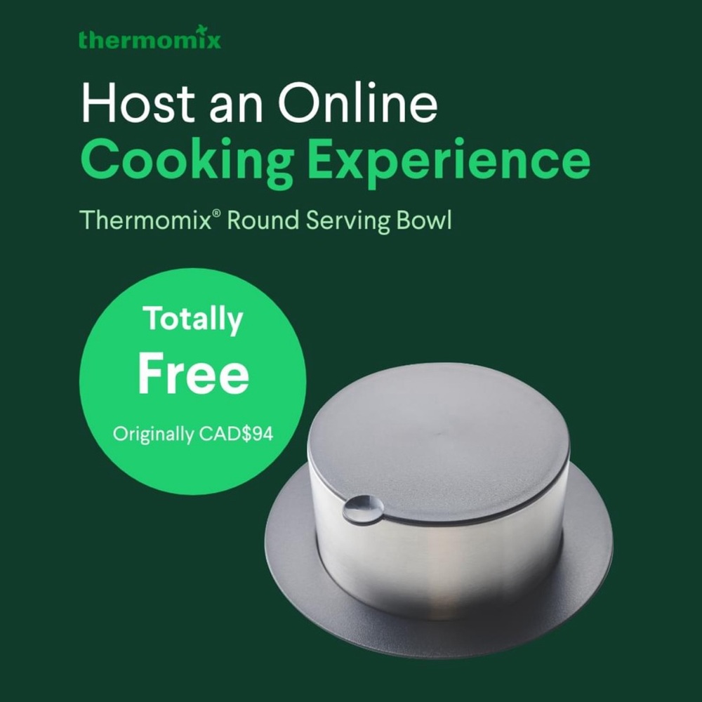 Thermomix Round Serving Bowl (2.2L/2.3 Quarts) New In Box